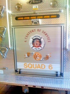 Logo on Squad 6 - Flourtown Fire Company