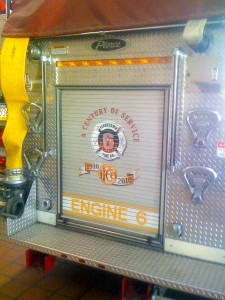 Logo on Engine 6 - Flourtown Fire Company