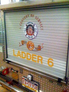 Logo on Ladder 6 Flourtown Fire Company